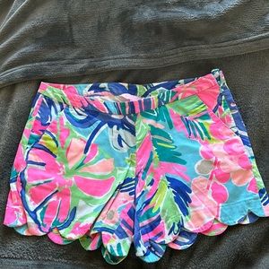 Lilly Pulitzer Scalloped Shorts